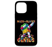 Math Blocks Genius Funny Blocks Bricks Lovers Master Builder Custodia per iPhone 13 Pro Max