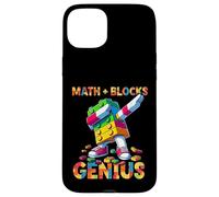 Math Blocks Genius Funny Blocks Bricks Lovers Master Builder Custodia per iPhone 15 Plus