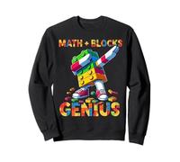 Math Blocks Genius Funny Blocks Bricks Lovers Master Builder Felpa
