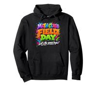 Math Class Let The Games Begin Field Day Felpa con Cappuccio