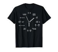 Math Clock Algebra Problemi Formula Calcoli Insegnante Maglietta