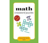 math crossword puzzles: math puzzles | enjoy & learn | 6*9 inches ,120pages | 50+ puzzles | solutins included