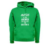 Math È La Risposta Slogan - Felpa Adulta - Divertente Nerd Geek Amore