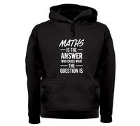 Math È La Risposta Slogan - Felpa Adulta - Divertente Nerd Geek Amore