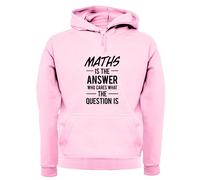 Math È La Risposta Slogan - Felpa Adulta - Divertente Nerd Geek Amore