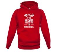 Math È La Risposta Slogan - Felpa Per Bambini - Divertente Nerd Geek Amore