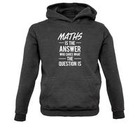 Math È La Risposta Slogan - Felpa Per Bambini - Divertente Nerd Geek Amore