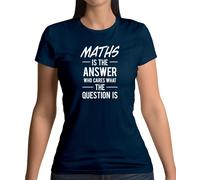 Math È La Risposta Slogan - T-Shirt Donna - Divertente Nerd Geek Amore