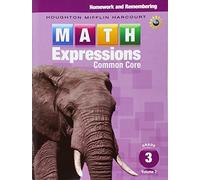 Math Expressions: Homework & Remembering, Grade 3 (2)