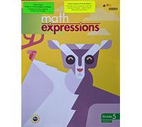 Math Expressions Student Activity Book, Grade 5, Volume 1, c. 2018, 9781328743848, 1328743845