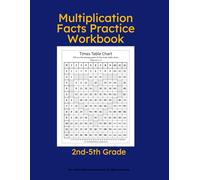 Math Fact Fluency Workbook: multiplication facts practice, multiplication table practice, text preparation, fluency multiplication facts