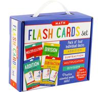 Math Flash Card Set: Addition, Subtraction, Multiplication, Division