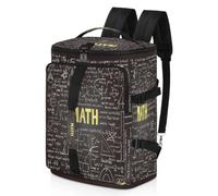 Math Formula Sport Duffel Zaino per Uomo Donna, Borsa Matematica Weekend Borsa con Scomparto per Scarpe, Borsa Tote Pernottamento 47.5L per Sport Palestra Viaggi, Colore, 47.5L, Organizer per borse