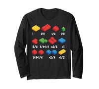Math Fraction Building Blocks for Kids | STEM Learning Toy Maglia a Manica