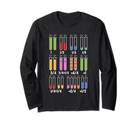 Math Fraction Test Tube STEM Educational Learning Maglia a Manica