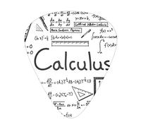 Math Geometry Geek Calculus Plettro per chitarra avanzato 12 pezzi Tre spessori per basso, chitarra elettrica, borsa per chitarra acustica