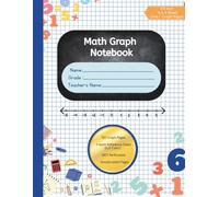 Math Graph Notebook: 1/4 Inch - 4 X 4 Quad GridPaper