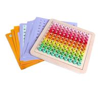 Math Hundred Board | 1-100 numeri di matematica in legno cento numeri per bambini di 3-12 anni, conta fino a 100 per l'asilo, la matematica