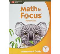 Math in Focus Assessment Guide Grade 1