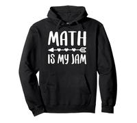 Math Is My Jam Camicia Matematica Classe Team Insegnante Studente Felpa con Cappuccio