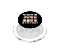 Math Is My Jam Divertente Insegnante di Matematica Algebra Calcolo Studente PopSockets PopGrip per MagSafe