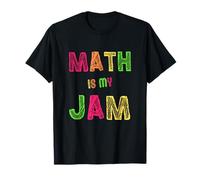 Math is My Jam Shirt Divertente Math is My Jam Teacher Maglietta