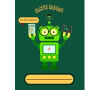 Math Mode ON: Large Square Graph Notebook for kids 1/2 Inch Squares