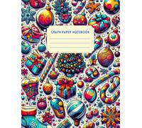 Math Notebook: A Magic Christmas: Graph Paper Notebook For Teens, Kids, Students, Gift