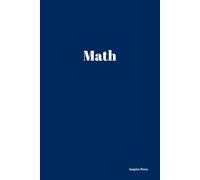 Math Notebook for Students: | Graph Paper Notebook for Students & Teachers | 6x9 inches, 80 Pages of Grid Paper | Navy Blue Matte Cover | Ideal for School Use