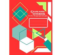 Math Notebook - Graph Paper Notebook, 8.5 x 11 in, 100 Pages, Quad Ruled 4x4 Grid: Perfect for Students, Teachers, Algebra, Geometry, Graphing, STEM and School Use