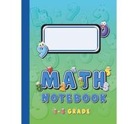 Math Notebook with Classic Tape Spine Look | 120 Pages | 7.5 x 9.75 in | White Paper | Perfect for School & Homeschool: A stylish math workbook with ... - ideal for students, teachers, and parents.