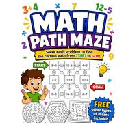 Math Path Maze: Solve each problem to find the correct path from START to GOAL
