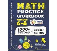 Math Practice Workbook Grades 6-8 (Tascabile)