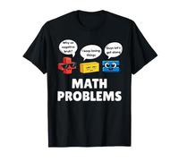 Math Problems Symbols Funny Back to School Men Women Kids Maglietta