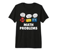 Math Problems Symbols Funny Back to School Men Women Kids Maglietta Premium