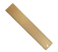 Math Ruler - 15cm Copper Straight Measuring Tool, Precision Gold Brass Wave Edge Ruler Provides Accuracy Durability Corosion Resistance | Perfect for Students, Architects, Engineers, DIY Designers
