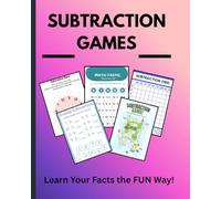 Math Subtraction Games Workbook Worksheets Game for 2nd 3rd 4th 5th 6th Grade