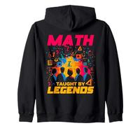 MATH TAUGHT BY LEGENDS Felpa con Cappuccio