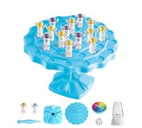 Math Toy - Set di giochi educativi, giocattolo per i principali legami | Bilancia l'albero con figure di astronauta, costruttore di abilità desktop, gioco cognitivo da tavolo per bambini, gioco per fa