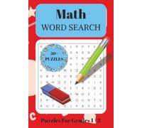 Math Word Search Puzzle Book for Grades 1-3: Word Searches with Easy to Ready Print about Kids Math, Shapes, Geometry and More | 6x9 inches, 110 pages ... Gift for Vacation, Holidays and Free Times