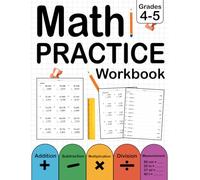 Math Workbook For Grades 4-5 With Addition, Subtraction, Multiplication, Division, Measurement With Answers Key: Math Practice Problems For 4th & 5th ... | Math Worksheets For Kids Ages 9-11