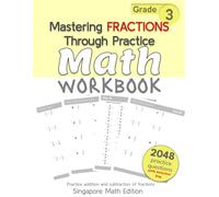 Math Workbook Grade 3: Fraction Addition Subtraction Practice Worksheets For Grade 3