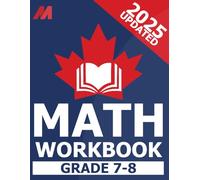 Math Workbook Grade 7-8 - Mathematics Book 7st Grade, 8th Grade - Numbers, Patterns, Relations, Shape, Space, Statistics, Probability
