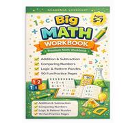 Math Workbook: Kindergarten & 1st Grade Math Activity Book: Fun Addition, Counting, Patterns, and Number Recognition Games for Kids Ages 5-7 (Includes Coloring & Certificate)