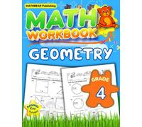 MathBear: Geometry Workbook Grade 4: 4th Grade Geometry Workbook: Area, Perimeter, Volume, Polygons with Answers