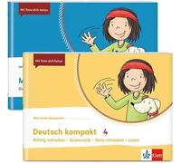 Mathe + Deutsch kompakt 4: 2 Übungshefte im Paket: Mathe kompakt, De (Tascabile)