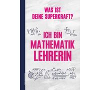 Mathe Lehrerin Geschenk: Lustiges Notizbuch A5 gepunktet für die beste Mathelehrerin die Geschenkidee zum Geburtstag das Lehrernotizbuch ein praktischer Lehrer Notizblock für die Lehrertasche