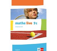 mathe live 9E. Ausgabe N: Arbeitsheft mit Lösungsheft Klasse 9 (math (Broschüre)