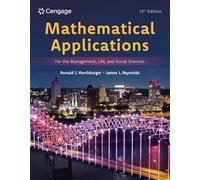 Mathematical Applications for the Management, Life, and Social Sciences