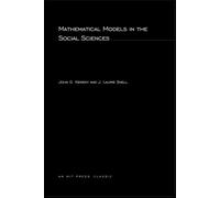 Mathematical Models in the Social Sciences